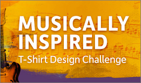 Musically Inspired T-Shirt Design Challenge