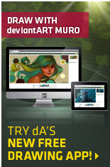 It's time to draw with deviantART Muro.
