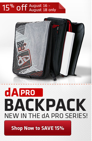 New in the dA PRO Series, The dA PRO Backpack!
