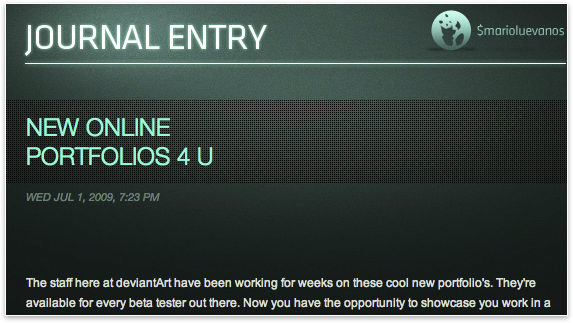 Profile Screenshot