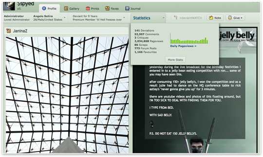 Profile Screenshot